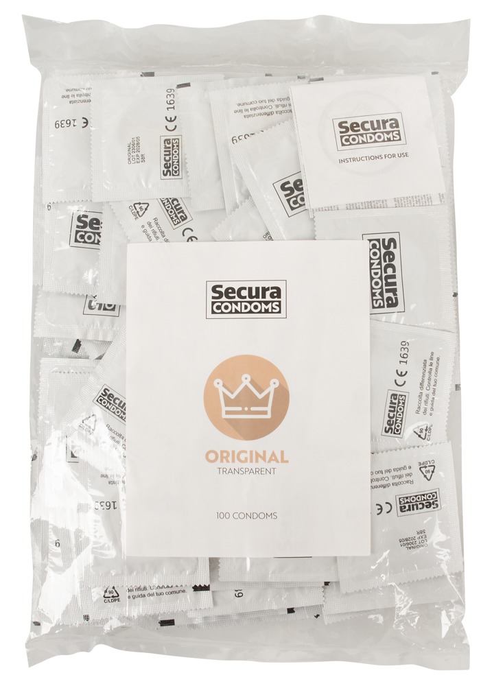Secura Condoms Secura Original 100pcs bag Prezervatyvai