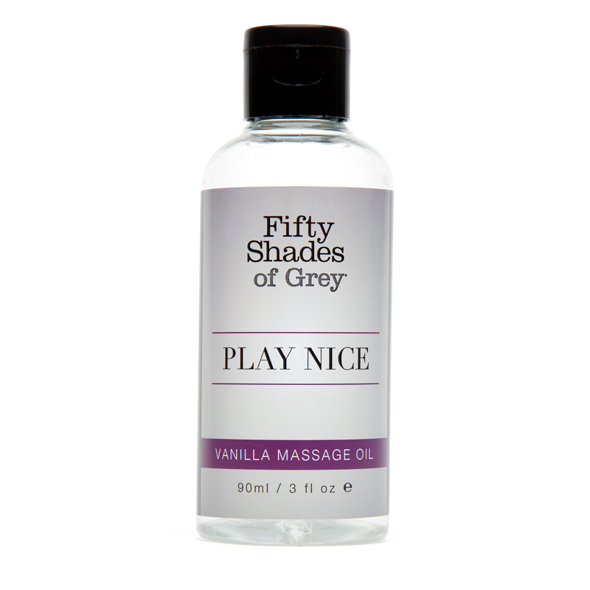 Fifty Shades of Grey - Play Nice Vanilla Massage Oil 90 ml masažo aliejus