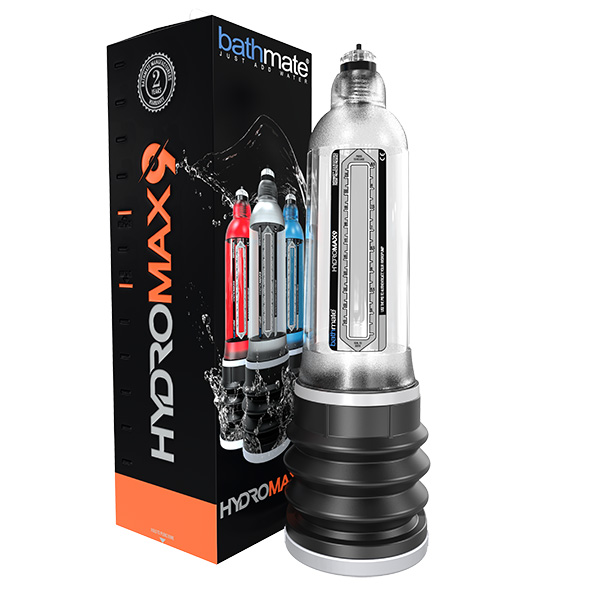 Bathmate - HydroMax9 Penis Pump Crystal Clear penio didinimo priemonė &ndash; nuotrauka 3