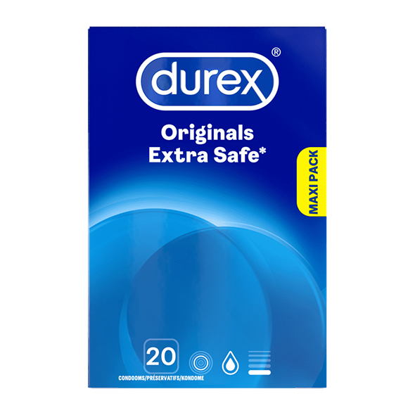 Durex - Extra Safe Condoms 20 pcs Itin saugūs prezervatyvai