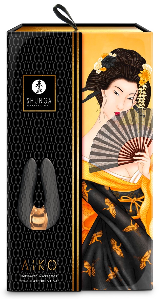 Shunga Aiko Black išskirtinio dizaino vibratorius