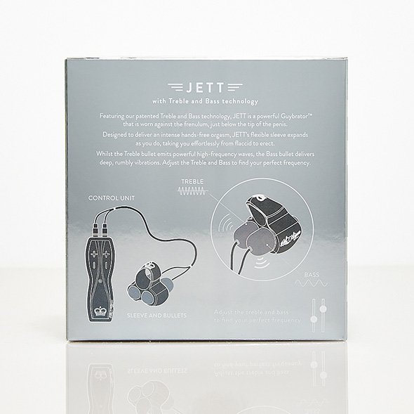 Hot Octopuss - Jett Sleeve with Treble and Bass Technology vibruojantis penio žiedas su elementais &ndash; nuotrauka 14