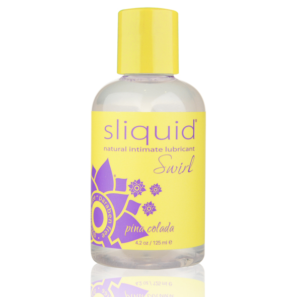 Sliquid - Naturals Swirl Lubricant Pina Colada 125 ml oralinis lubrikantas