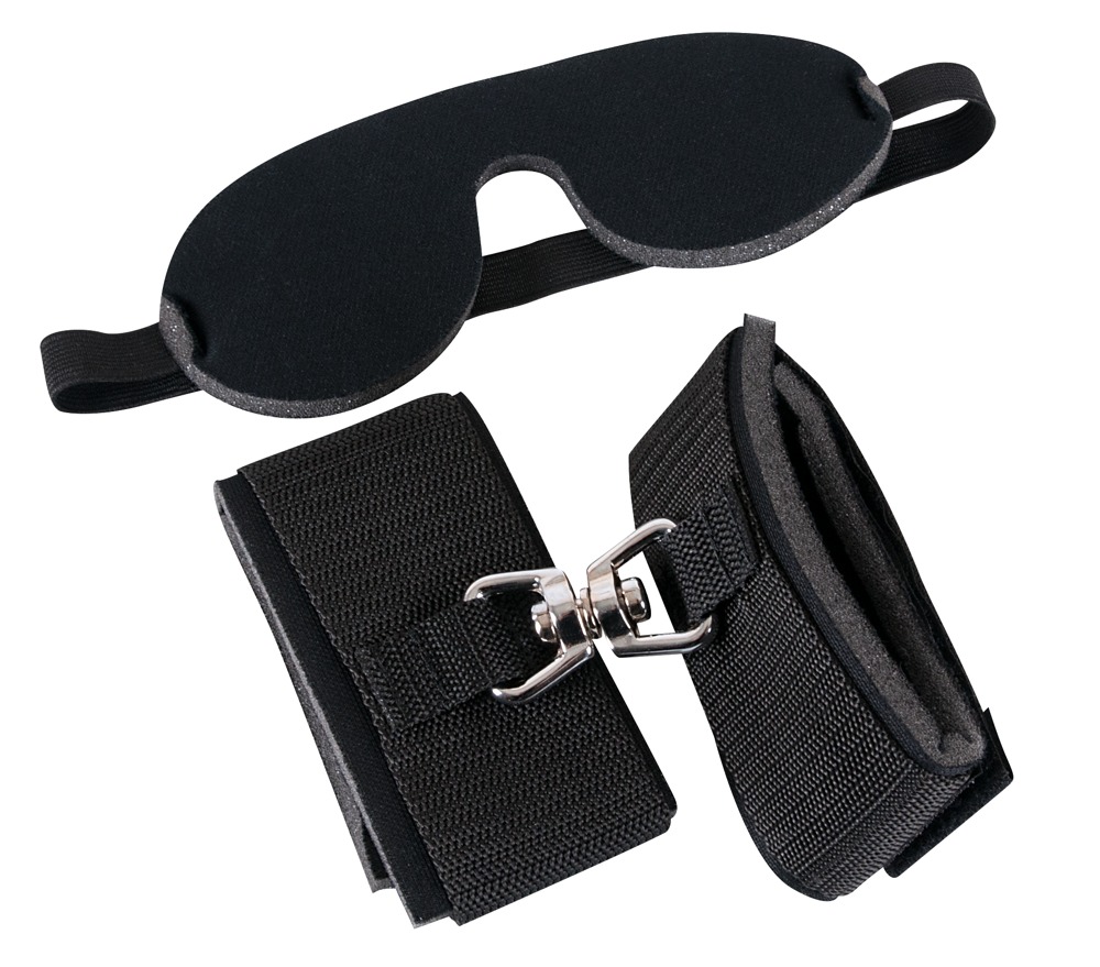 Bad Kitty Blindfold/Handcuffs akių kaukė ir Sekso antrankiai porai &ndash; nuotrauka 2
