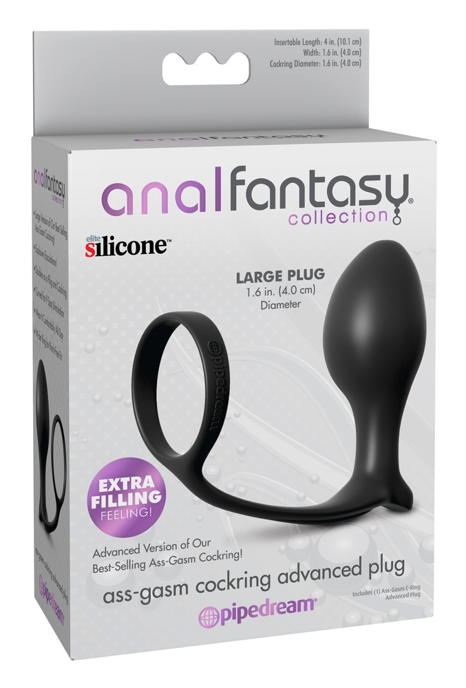 Anal Fantasy Collection afc Ass-Gasm Cock Ring Advance Analinis kaištis
