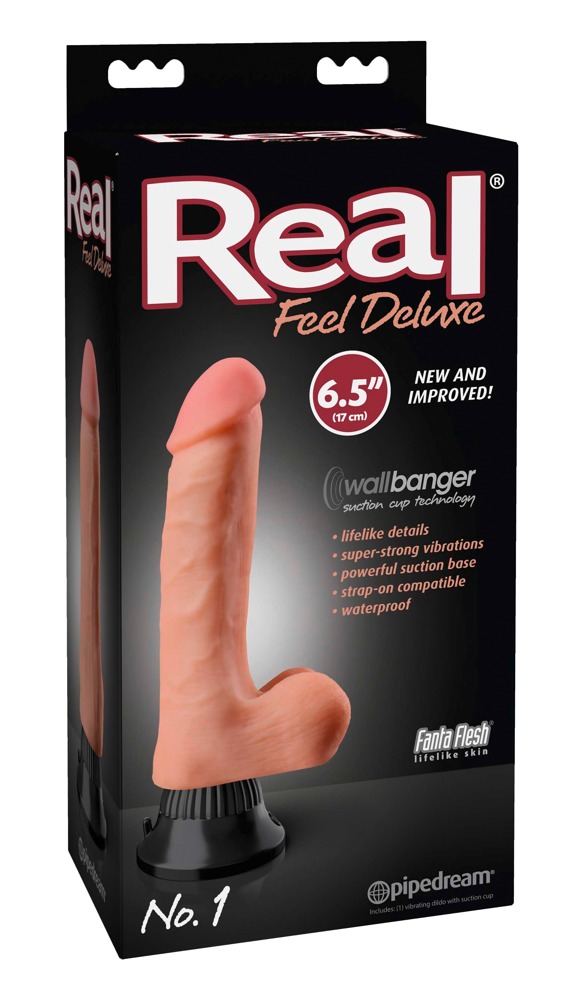 Real Feel Deluxe No. 1 Light tikroviškas vibratorius