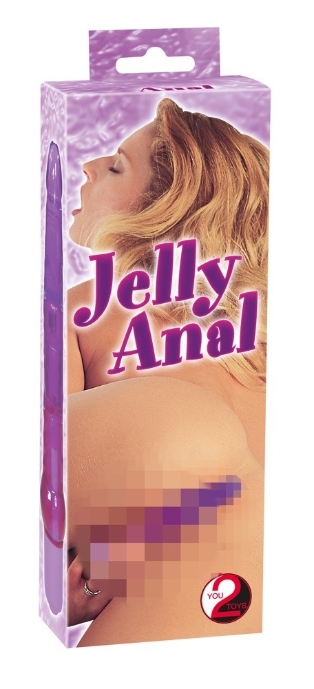 You2Toys Jelly Anal Purple Vibruojantis analinis dildo