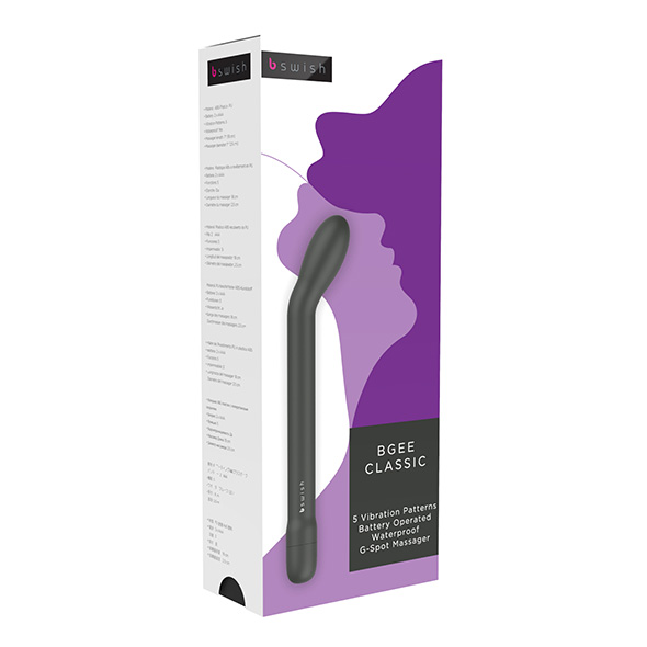 B Swish - bgee Classic G-Spot Vibrator Black G ta&scaron;ko vibratorius &ndash; nuotrauka 2