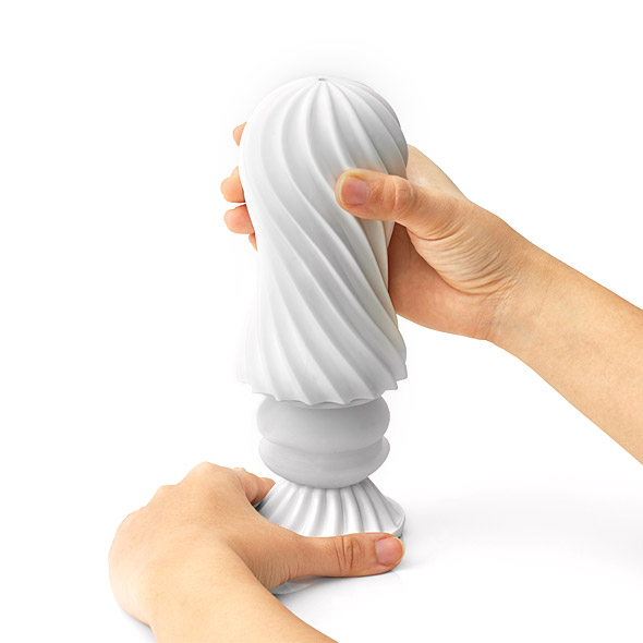 Tenga - Flex Masturbation Sleeve Rocky Black diskreti&scaron;kas masturbatorius &ndash; nuotrauka 10