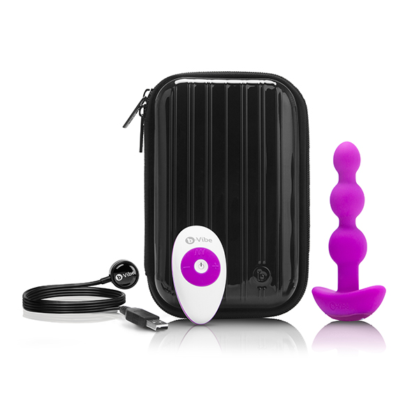 B-Vibe - Triplet Anal Beads Fuchsia Analinis kamuoliukas - rutuliukas &ndash; nuotrauka 6