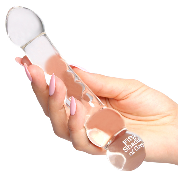Fifty Shades of Grey - Glass Massage Wand stiklinis dildo &ndash; nuotrauka 6