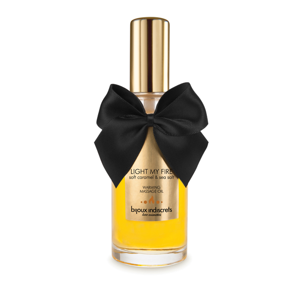Bijoux Cosmetiques - Warming Oil Soft Caramel  masažo aliejus &ndash; nuotrauka 2