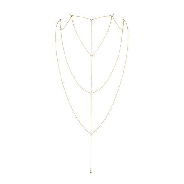 Bijoux Indiscrets - Magnifique Back & Cleavage Chain Gold Seksuali juvelyrika