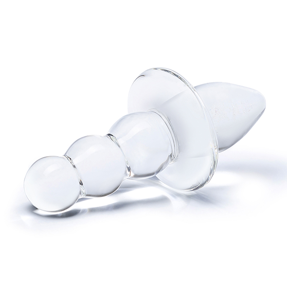 Glas - Titus Beaded Glass Butt Plug Stiklinis analinis žaislas &ndash; nuotrauka 3