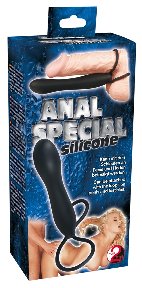 You2Toys Anal Special Silicone Black Strap-on dildo