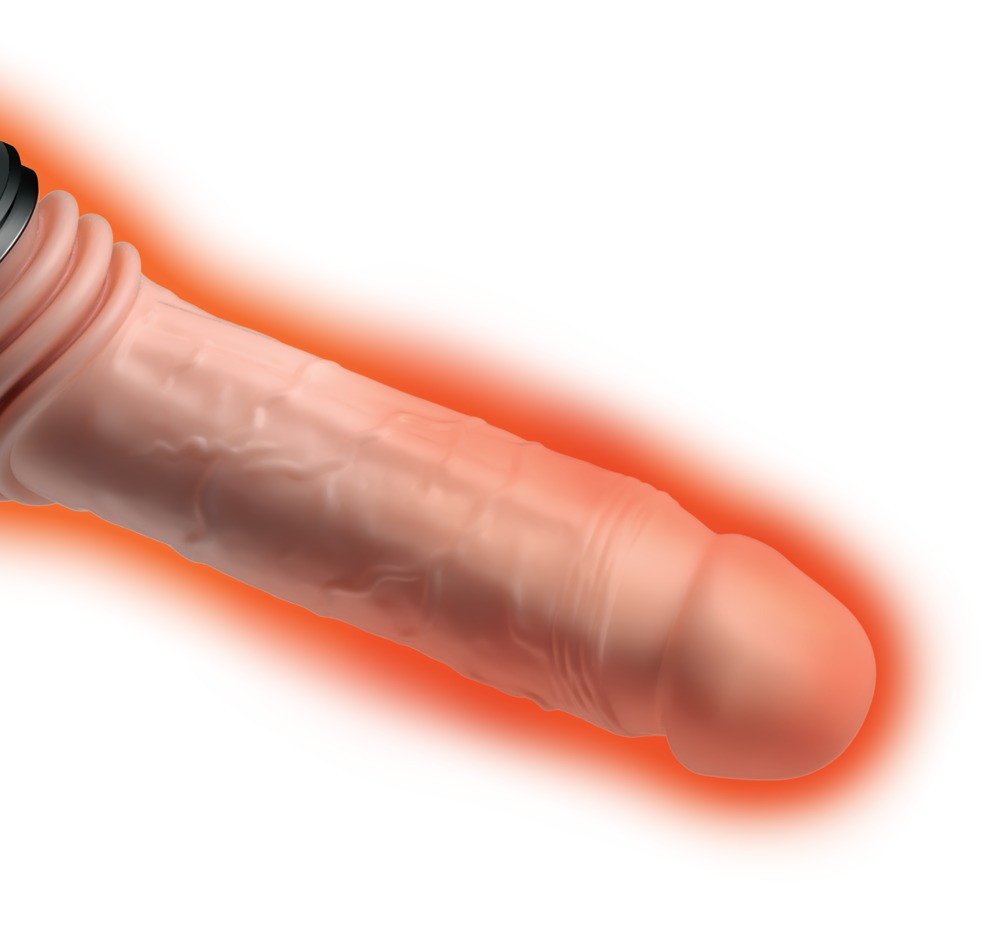 King Cock Plus kcp 5in. Sil.Thrusting Cock Pr Vibratorius &ndash; nuotrauka 8