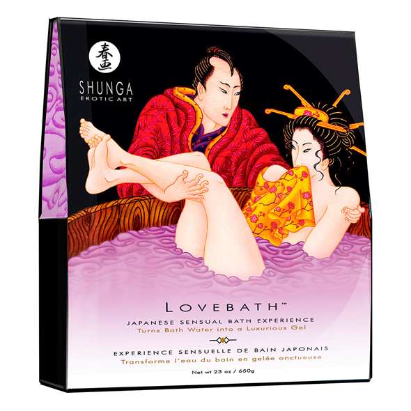 Shunga - Lovebath Sensual Lotus vonios druska 650 g.