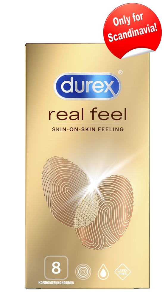 N Durex RealFeel 8 ploni prezervatyvai