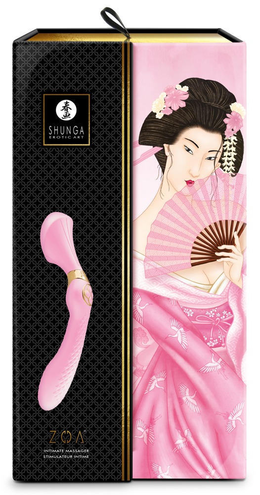 Shunga Zoa Light Pink išskirtinio dizaino vibratorius