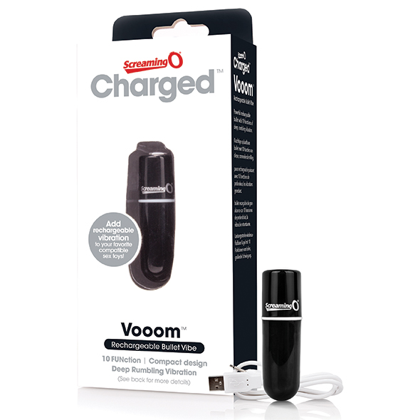 The Screaming O - Charged Vooom Bullet Vibe Black bullet vibratorius