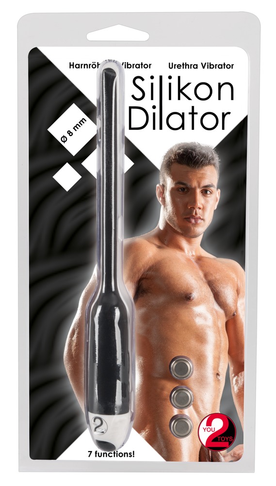 Penisplug Dilator Black šlaplės stimuliatorius
