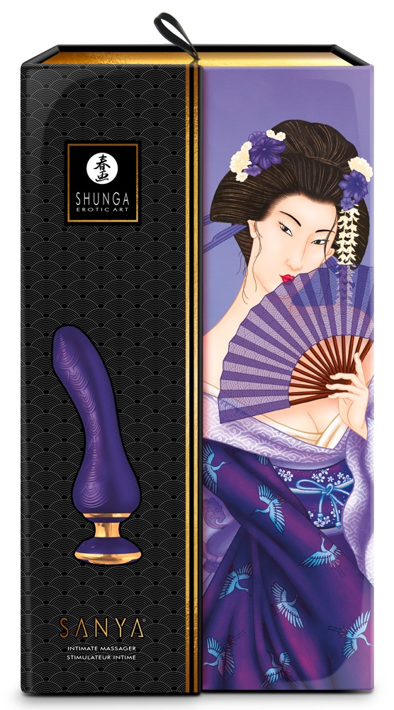 Shunga Sanya Purple išskirtinio dizaino vibratorius