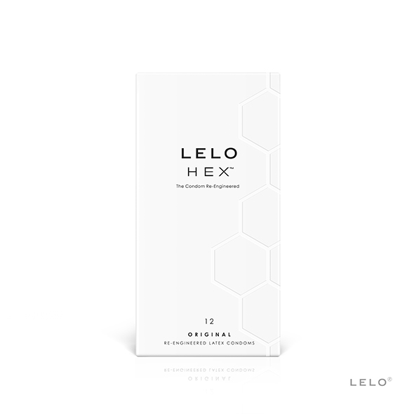 Lelo - hex Condoms Original 12 Pack klasikiniai prezervatyvai