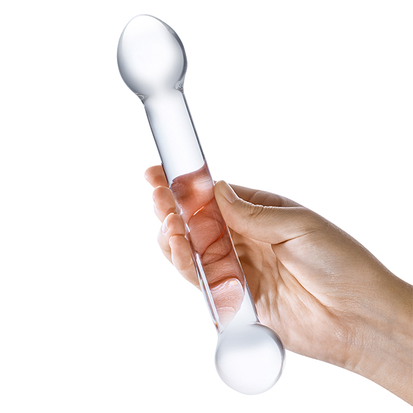 Glas - Curved G-Spot Stimulator Glass Dildo stiklinis dildo &ndash; nuotrauka 4