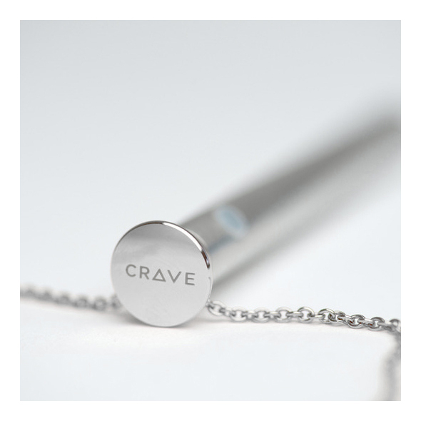 Crave - Vesper Vibrator Necklace Silver i&scaron;skirtinio dizaino vibratorius &ndash; nuotrauka 3