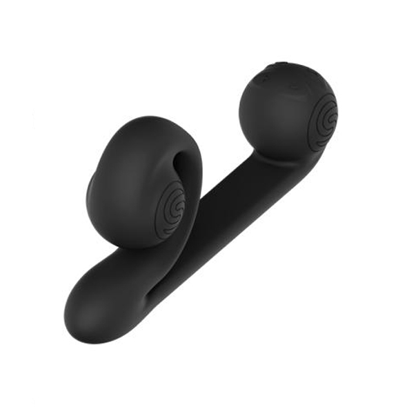 Snail Vibe - Vibrator Black išskirtinio dizaino vibratorius