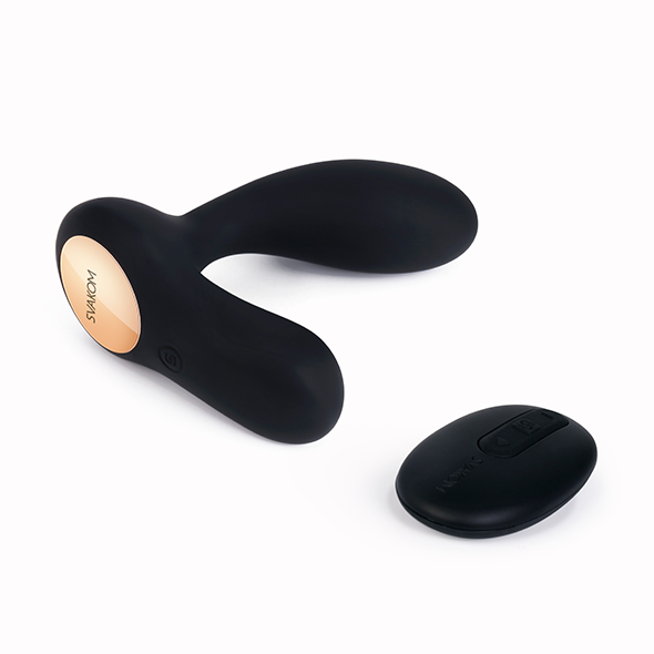 Svakom - Vick Powerful Plug Remote Controlled Vibrator Black Analinis žaislas &ndash; nuotrauka 2