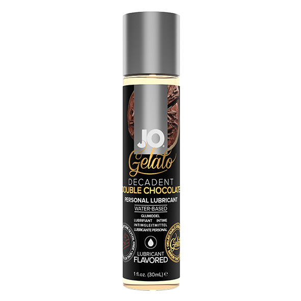 System jo - Gelato Decadent Double Chocolate Lubricant Water-Based 30 ml oralinis lubrikantas