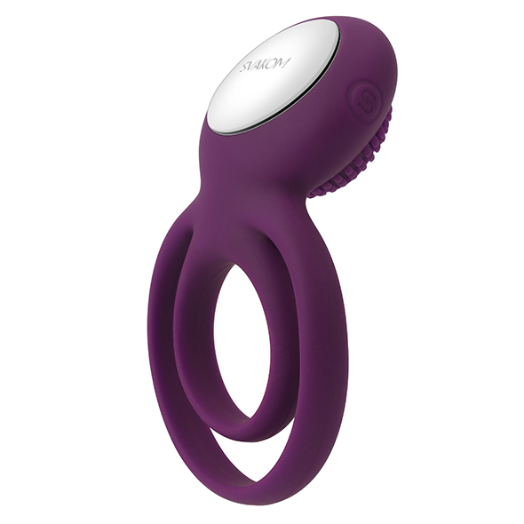 Svakom - Tammy Vibrating Ring Violet Pakraunamas vibruojantis penio žiedas &ndash; nuotrauka 2