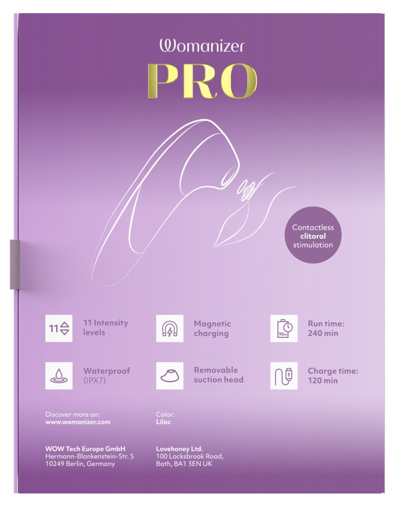 Womanizer Pro Lilac Vibratorius &ndash; nuotrauka 6