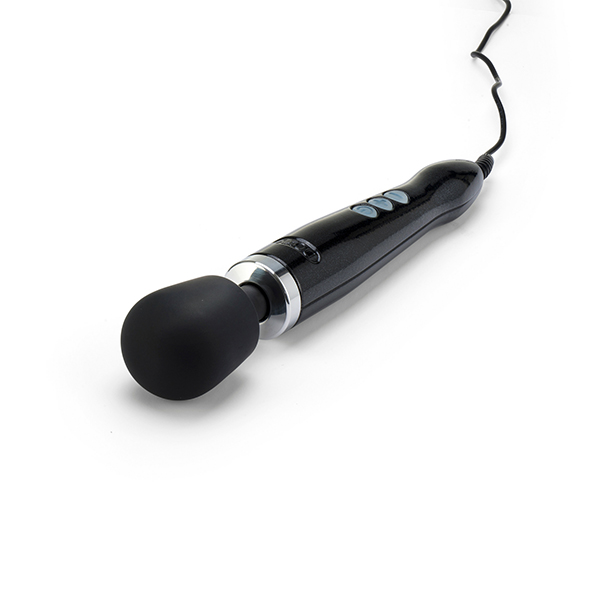 Doxy - Die Cast Wand Massager Black vibruojantis masažuoklis &ndash; nuotrauka 2