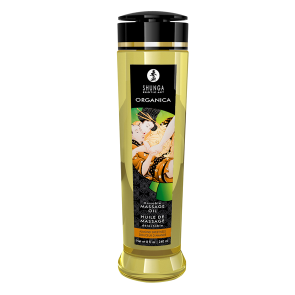 Shunga - Massage Oil Organica Almond Sweetness masažo aliejus