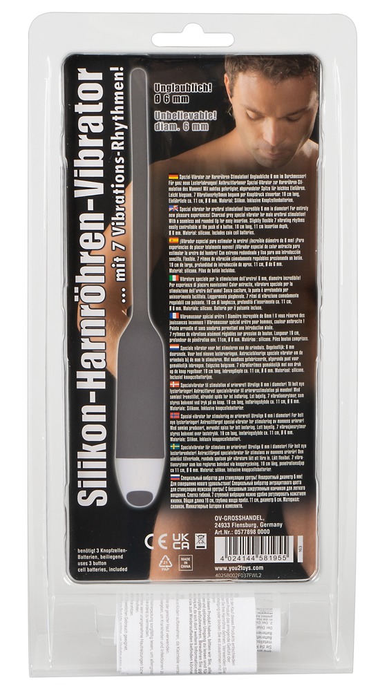 Penisplug Men's Dilator grey &scaron;laplės stimuliatorius &ndash; nuotrauka 6