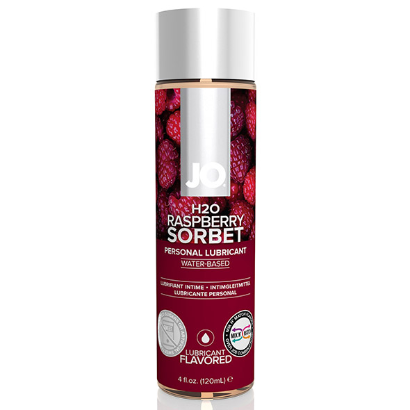 System jo - H2O Lubricant Raspberry 120 ml oralinis lubrikantas