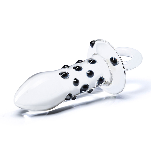Glas - Pacifier Glass Butt Plug Stiklinis analinis žaislas &ndash; nuotrauka 3
