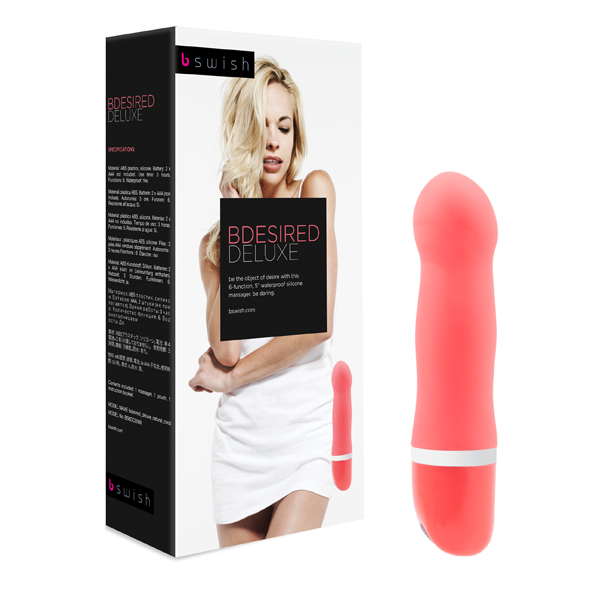 B Swish - bdesired Deluxe Vibrator Natural Coral Vibratorius &ndash; nuotrauka 2