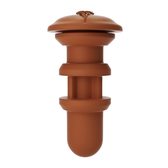 Autoblow - A.I. Silicone Vagina Sleeve Brown vaginalinis masturbatorius &ndash; nuotrauka 3