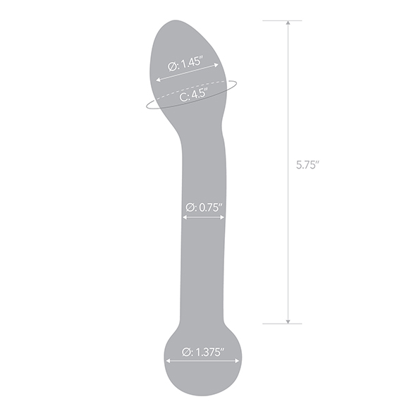 Glas - Honey Dripper Glass Anal Slider Stiklinis analinis žaislas &ndash; nuotrauka 7