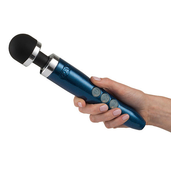 Doxy - Die Cast 3R Rechargeable Wand Massager Blue Flame vibruojantis masažuoklis &ndash; nuotrauka 3