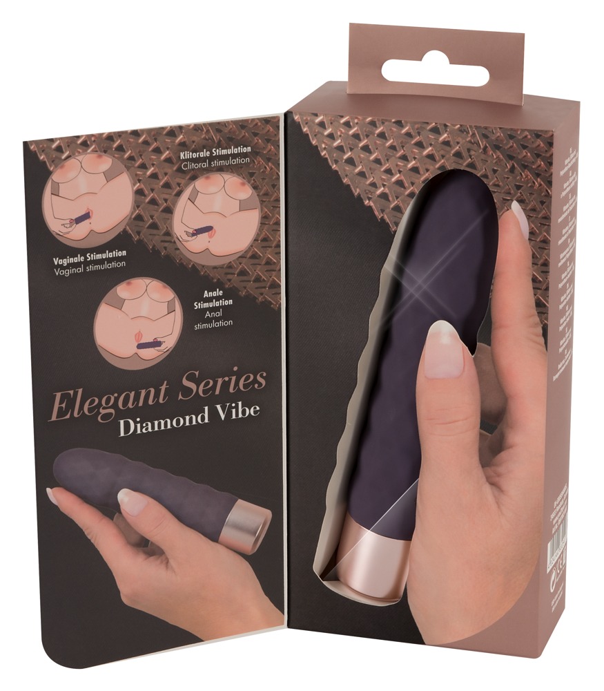 You2Toys Elegant Vibrator Diamond Vibe i&scaron;skirtinio dizaino vibratorius &ndash; nuotrauka 9