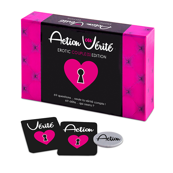 Tease & Please Action ou Verite Erotic Couple(s) Edition (FR) Erotinis stalo žaidimas
