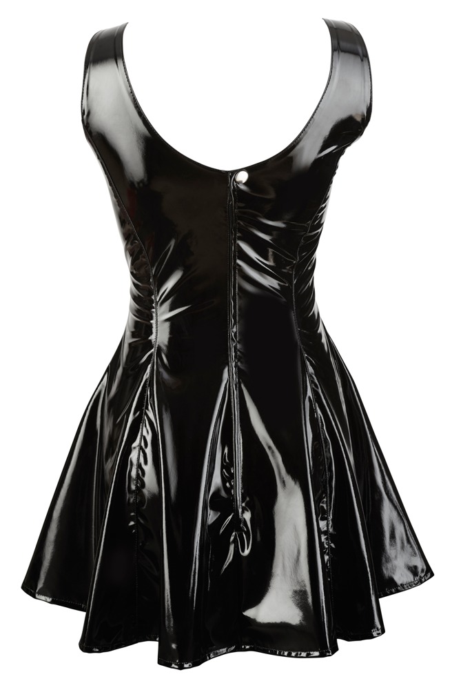 Black Level Vinyl Dress black S Seksuali lateksinė apranga &ndash; nuotrauka 6