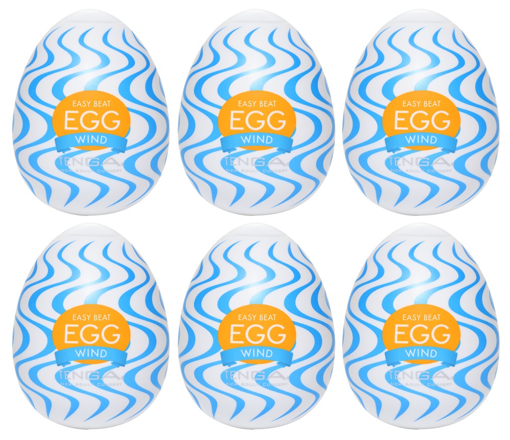 Tenga Egg Wind Pack of 6 masturbatorius kiaušinėlis