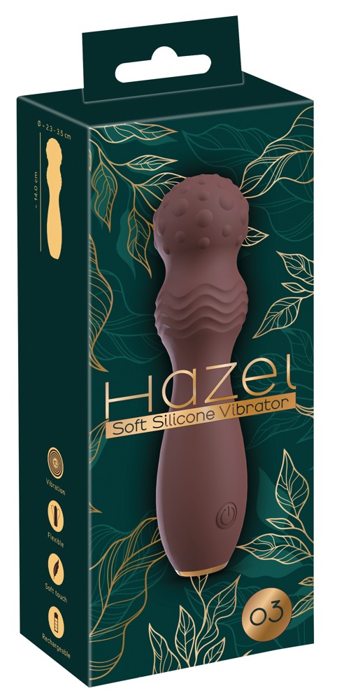 Chocolate Hazel 03 grublėtas vibratorius