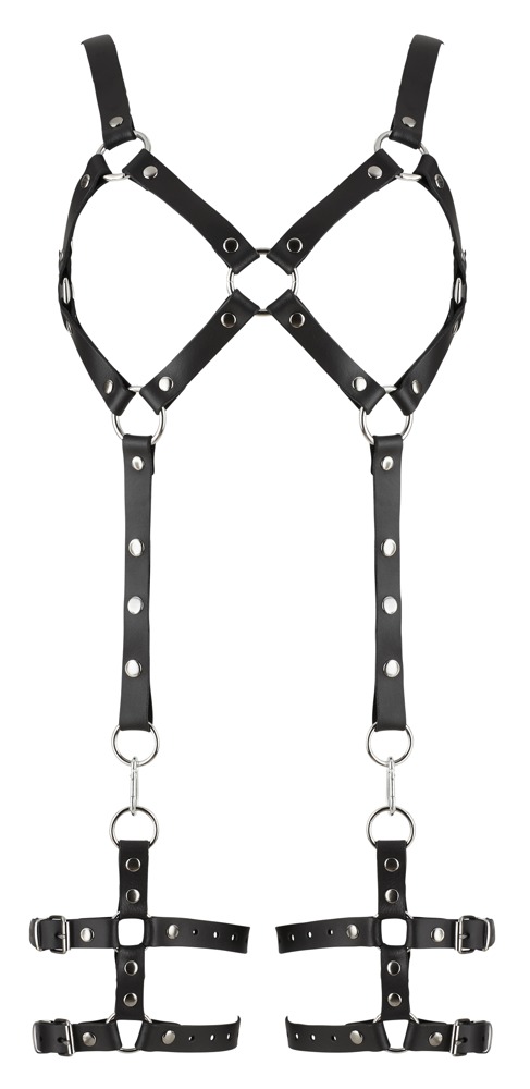 Zado Leather Harness S/M Seksuali lateksinė apranga &ndash; nuotrauka 3