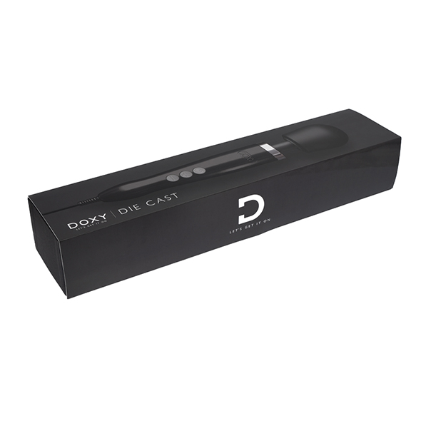 Doxy - Die Cast Wand Massager Black vibruojantis masažuoklis &ndash; nuotrauka 4